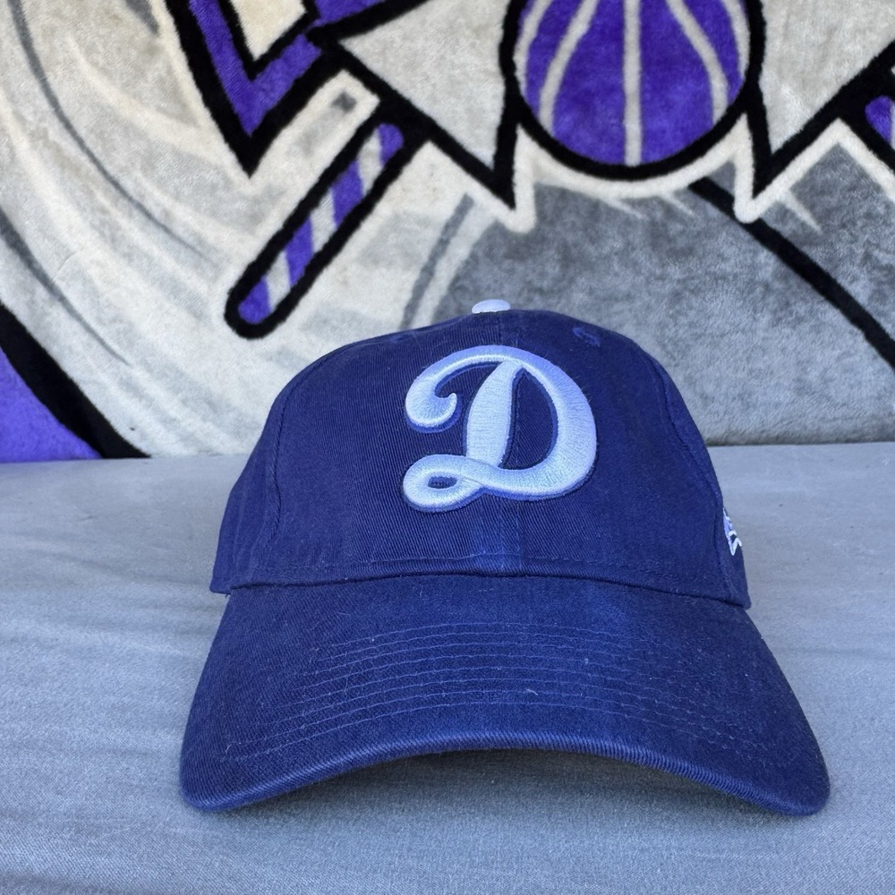Los Angeles Dodgers New Era Hat Cap Blue Script Logo OSFM